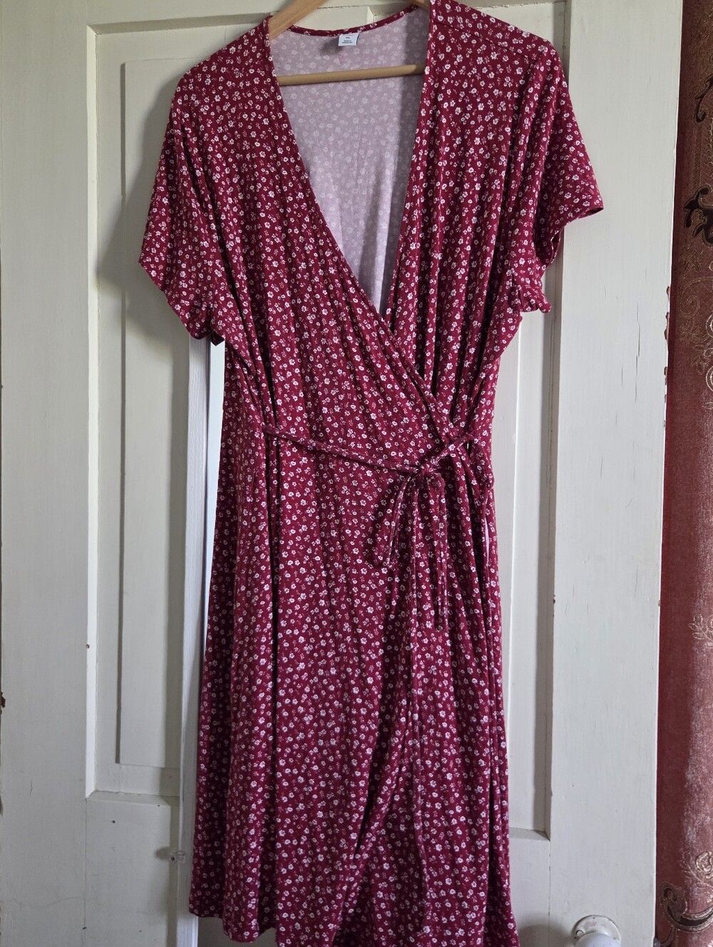 Red Floral Dress